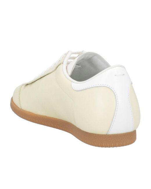 Maison Margiela White Minimalist Low-Top Casual Shoes