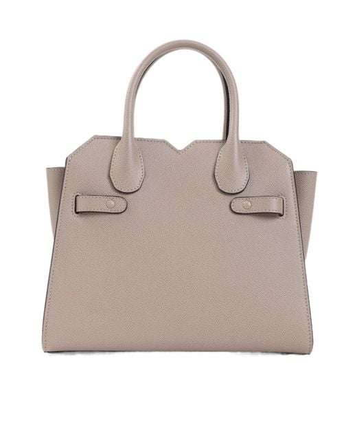 Valextra Natural Milano Mini Top Handle Bag for men