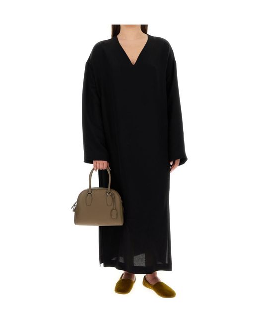 The Row Black Heloise Dress