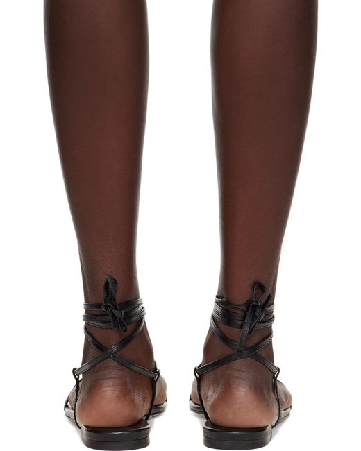 Aeyde Brown Penny Flat Sandals