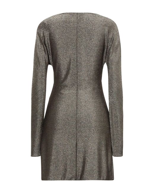 Saint Laurent Gray Short Dresses