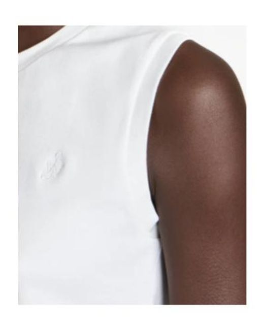 J.W. Anderson Blue Jw Anderson Hem Knot Tank Top