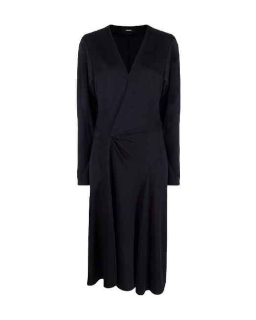 Isabel Marant Black Wrap Dress