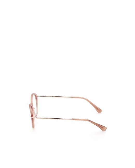 Max Mara White Cat-Eye Frame Glasses