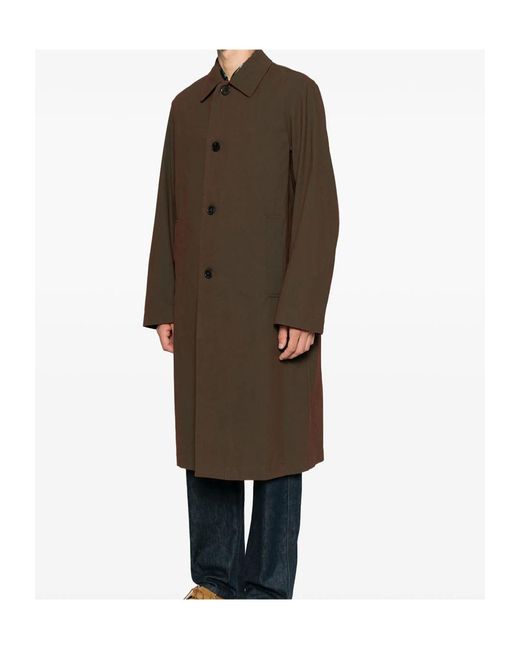 Dries Van Noten Brown Long-Sleeved Coat for men