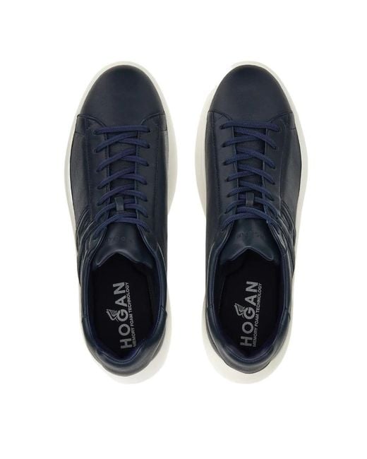 Hogan Blue H580 Lace-Up Sneakers for men