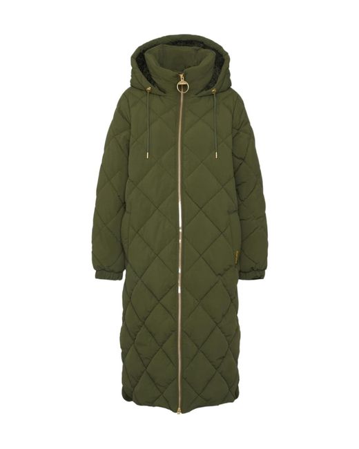 Barbour Green Hooded Cotton Jacket