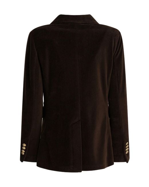 Circolo 1901 Black Double-Breasted Coat