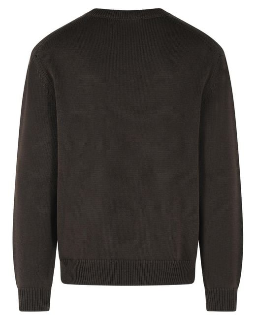 Tom Ford Black Long-Sleeved Crewneck Jumper for men
