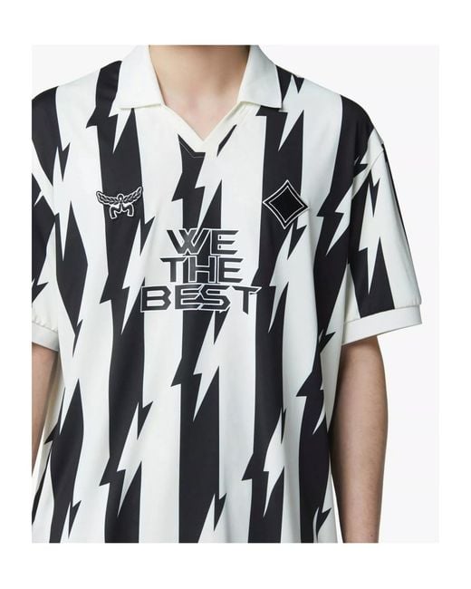 MCM Black Short-Sleeved Polo Shirt for men