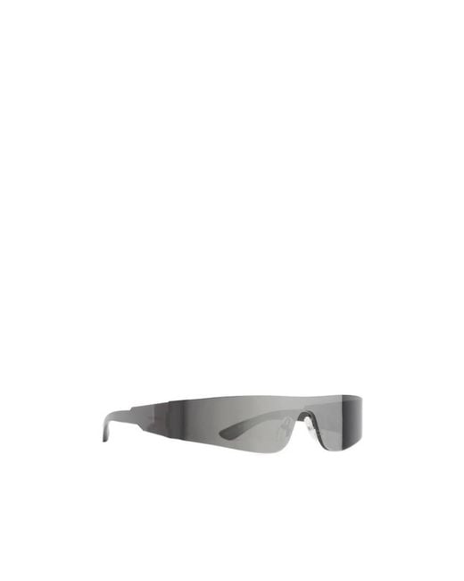 Balenciaga Metallic Eyewear Mono Reflective Sunglasses for men
