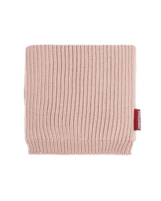 DSquared² Pink Knitted Hat And Scarf Set