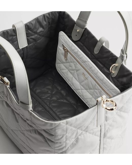 Dior Gray Medium Toujours Reversible Bag
