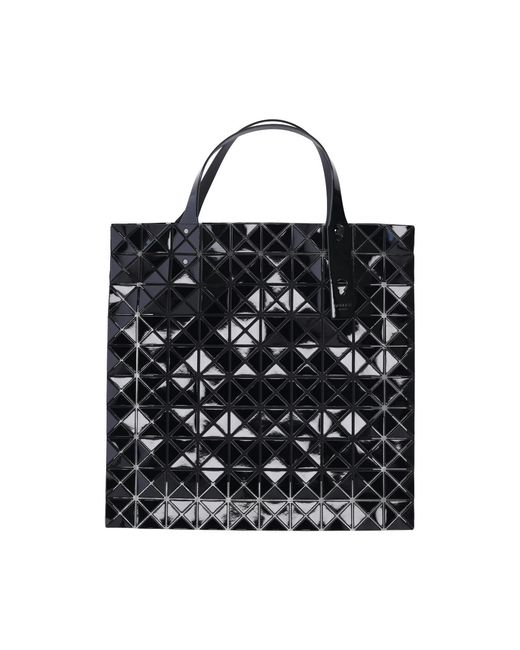 Issey Miyake Black Prism Top Handle Tote Bag