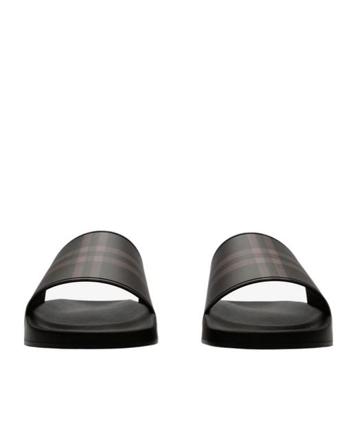 Burberry Multicolor Check Slides for men