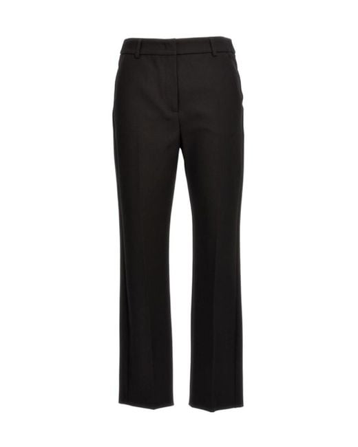 Weekend by Maxmara Black High Waist Straight Leg Pants