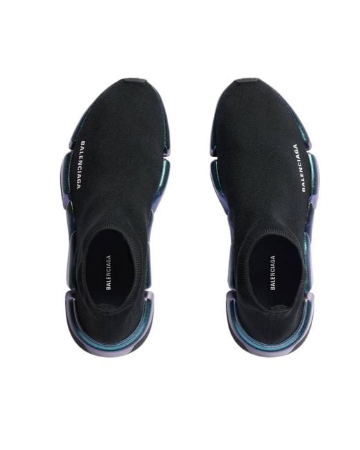 Balenciaga Blue Speed 2.0 Iridescent Sneaker