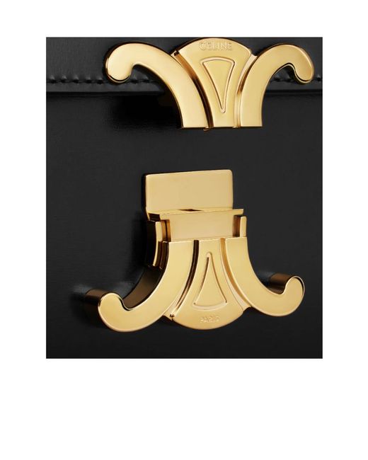 Céline Black Chain Box Triomphe Bag