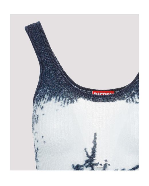 DIESEL Blue Tops Top