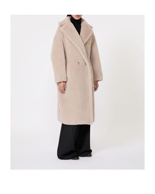 Max Mara Natural Double-Breasted Coat