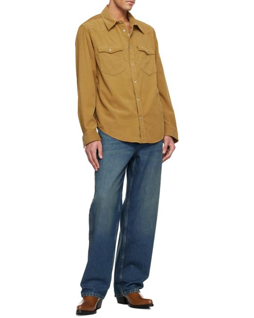 Isabel Marant Brown Vasco Shirt for men