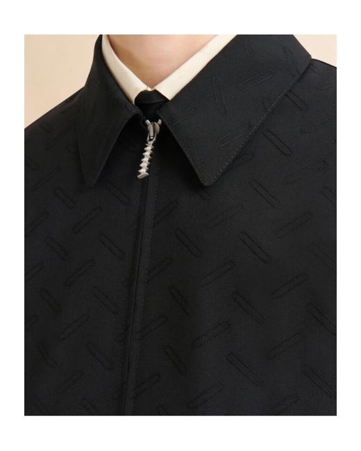 Marni Black Zipped Bomber Jacket for men