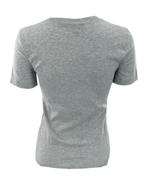 Moschino Gray Item O-Neck Short-Sleeved T-Shirt
