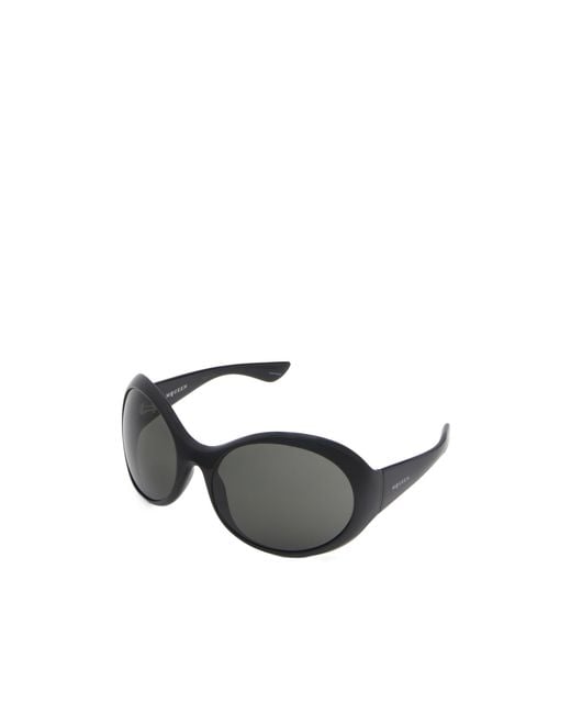 McQueen White Kate Round Sunglasses