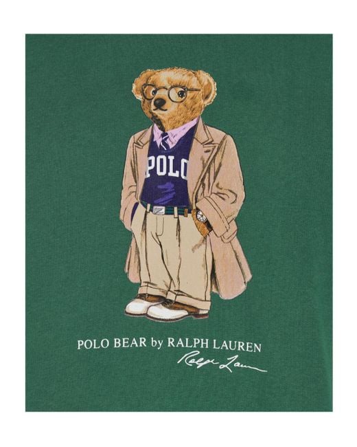 Polo Ralph Lauren Green Bear Hoodie for men