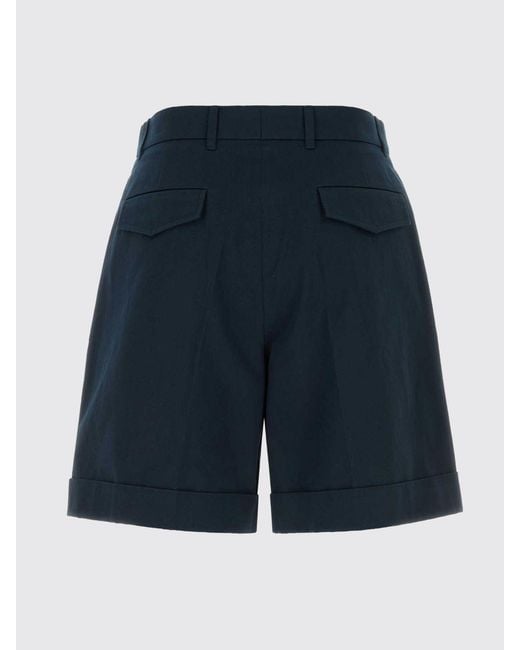Valentino Blue V Logo Bermuda Shorts for men