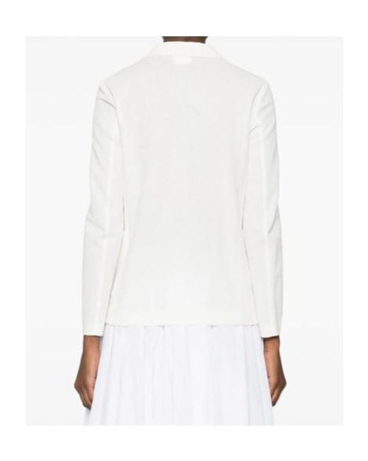 Harris Wharf London White Honeycomb Blazer