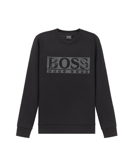 Boss Black Logo Detail Sweater for men