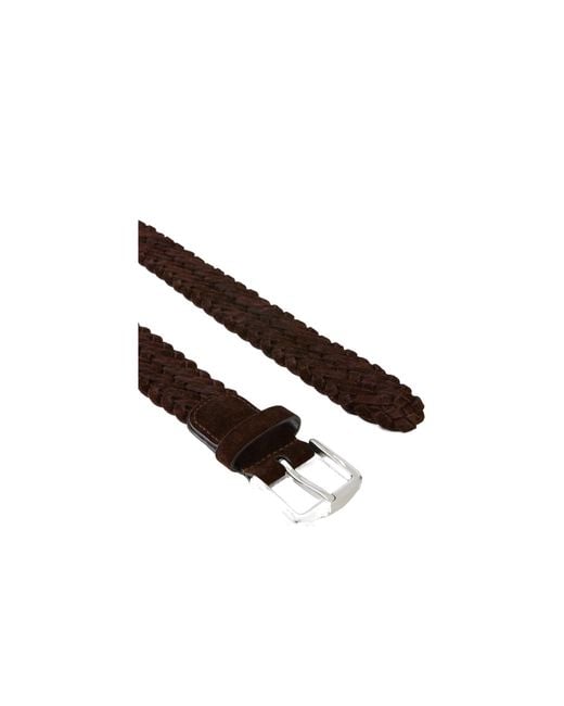 Loro Piana White Alsavel Buckle Belt for men