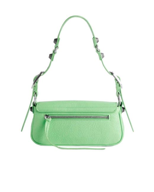 Balenciaga Green Le Cagole Xs Sling Bag