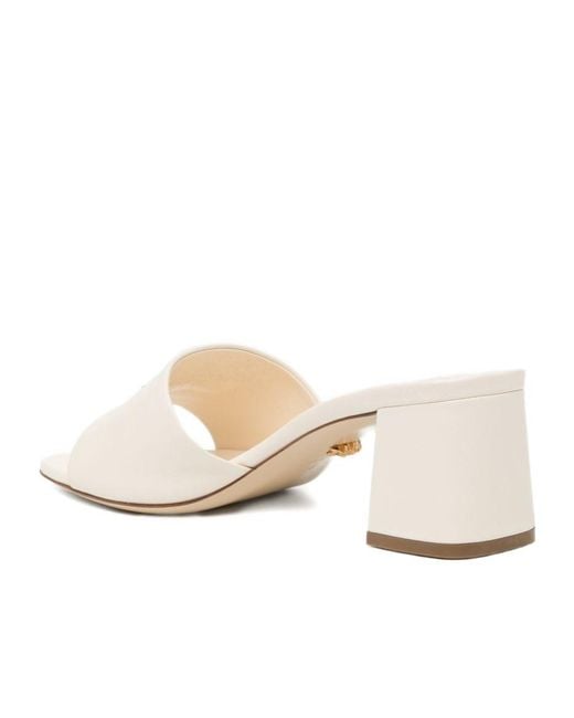 Versace Natural 50Mm Logo-Embossed Sandals