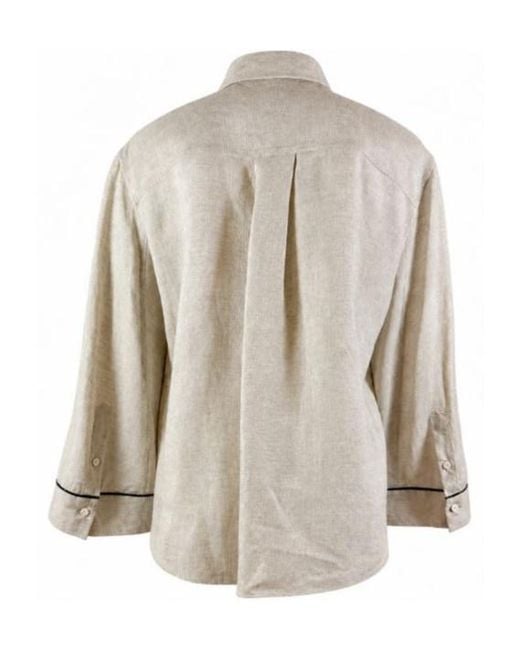 Brunello Cucinelli Natural Straight Shirt