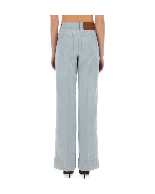 Victoria Beckham Blue Alina Jeans