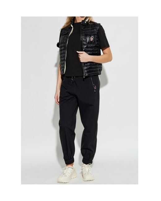 Moncler Black Waistcoats