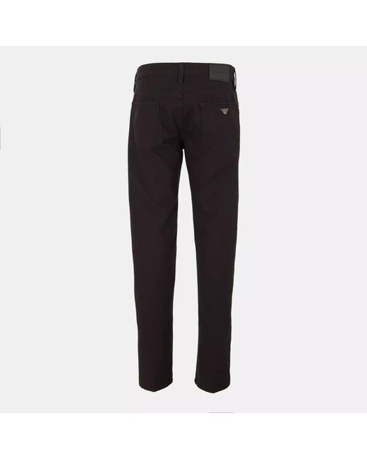 Emporio Armani Black Slim Fit Jeans for men