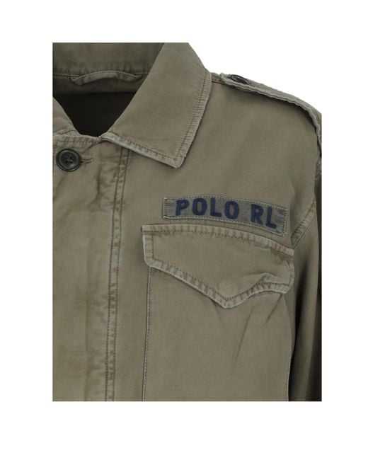 Polo Ralph Lauren Green Twill Field Jacket