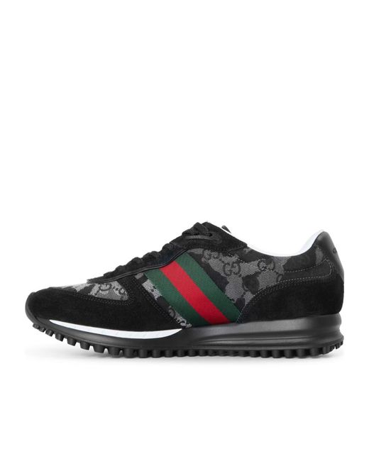 Gucci Black Logo Sneakers for men