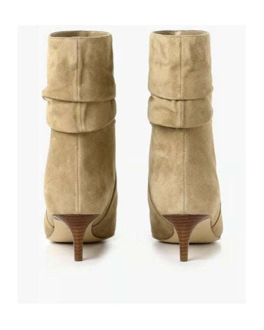 MICHAEL Michael Kors Natural 50Mm Ruched Pointed-Toe Boots