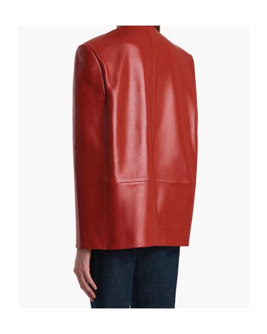 Khaite Red Dolso Jacket