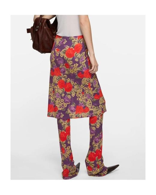 Acne Layered Midi Skirt