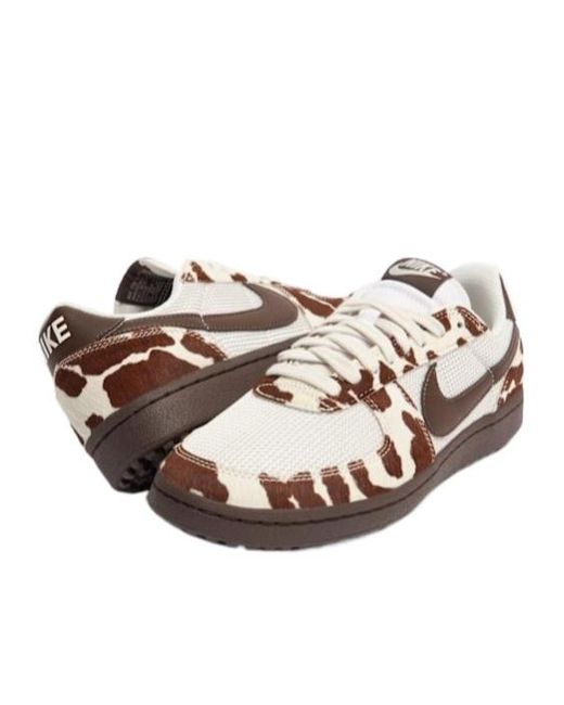 Nike Brown Laceup Casual Shoes