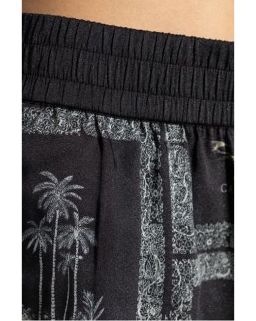 AllSaints Gray Lettie Printed Shorts