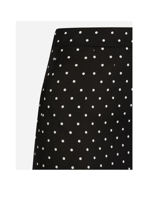 Dolce & Gabbana Black Midi Skirts