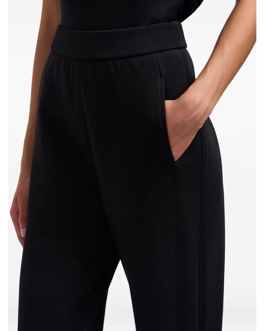Emporio Armani Black Logo Patch Sweatpants