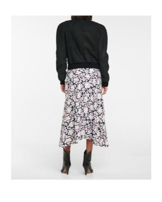 Isabel Marant Black Boden Reversible Shearling Jacket