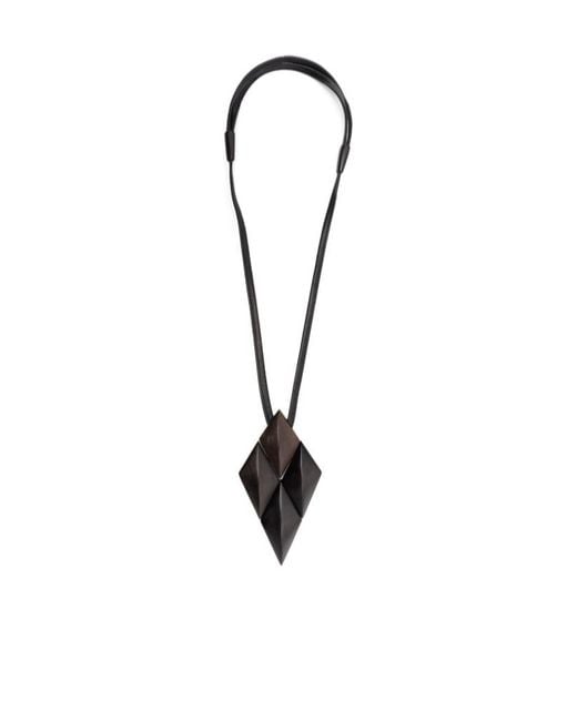 Monies White Wood Necklace
